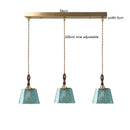 Axyaa Glass LED Pendant Lights: American Vintage Style for Dinning, Living Room & Bedroom