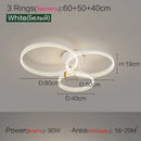 Axyaa Modern Luxury Nordic LED Living Room Lights Circular Fixtures