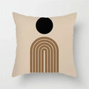 Axyaa Geometric Pattern Blue & White Cushion Cover for Home, Car, Sofa & Living Room