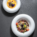 Axyaa Ceramic Drum Plate Japanese Hotel Restaurant High-end Insulation Tableware