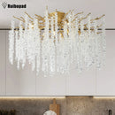 Axyaa Modern Gold Branch Chandelier for Bedroom Lounge Dining Room