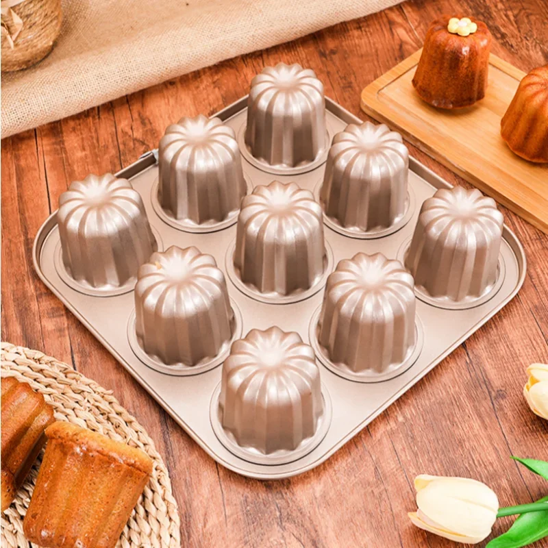 Axyaa Carbon Steel Mini Cake Pan Muffin Cupcake Baking Tool