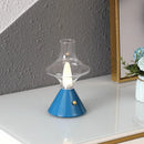 Axyaa Rechargeable Table Lamp Lantern - Nordic Design, Warm White Light