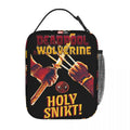 Axyaa Deadpool & Wolverine Insulated Lunch Bag - Reusable Thermal Cooler