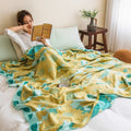Axyaa Bamboo Fiber Summer Cool Quilt & Gauze Towel Set