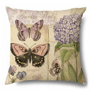Enchanted Garden Butterfly Moth Pillow Cover by Axyaa - Sofa Bedroom Car Cushion Cover
