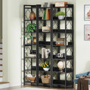 Axyaa 78.7" Tall Skinny Bookshelf, 7 Tier Narrow Display Shelves for Small Spaces
