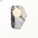 Axyaa Nordic LED Wall Lights White Glass Bulgari Stone Bedside Lamp