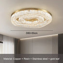 Axyaa Golden Gloss Chandelier: Luxurious Round Copper Chandelier for Home Decor