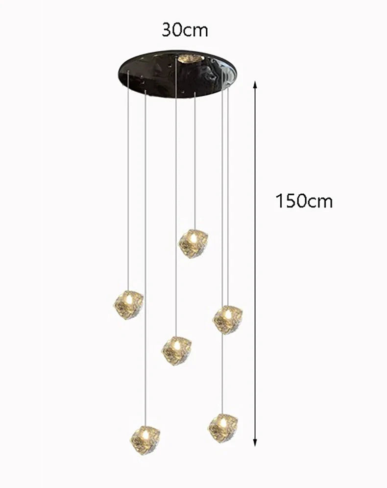 Axyaa Chandelier Set: Hall, Staircase, Indoor Lighting, Ceiling Lights
