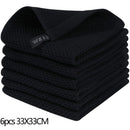 Axyaa Waffle Weave Kitchen Towel Set Absorbent Quick Dry Dishcloth Wash Cloth