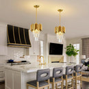 Axyaa Modern Crystal Chandelier for Elegant Living Spaces
