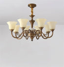 Axyaa Luxury Frosted Glass Chandelier for Living Room Bedroom