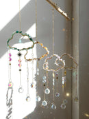 Axyaa Crystal Suncatcher Wind Chime Rainbow Maker Car Home Decor