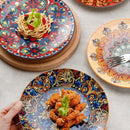 Axyaa Ceramic Steak Set: Large, Creative, Restaurant Plate Set