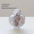 Axyaa Gradient Glass Vase for Stylish Home Decor & Flower Arrangement