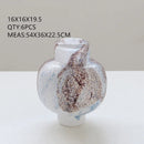Axyaa Gradient Glass Vase for Stylish Home Decor & Flower Arrangement