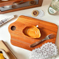 Axyaa Ceramic Sushi Dipping Saucer & Bread-shaped Mini Plate Tableware