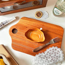 Axyaa Ceramic Sushi Dipping Saucer & Bread-shaped Mini Plate Tableware