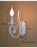 Axyaa European Iron Art Wall Lamp for Living Room Bedroom Balcony