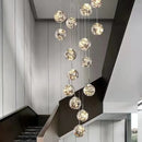 Axyaa Starry Sky Chandelier: Nordic Design Luxury Pendant Lights for Duplex Corridor