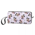 Axyaa Minnie Mouse Makeup Bag Cosmetic Pouch - Cute Cartoon Merch for Girl Woman