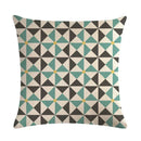 Axyaa Diamond Geometry Pillow Cover - Geometric Print Cushion Case 45x45cm