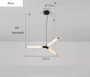 Axyaa Chandelier: Nordic Minimalist Design for Restaurant, Coffee Shop & Living Room