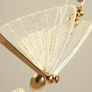 Axyaa Nordic Butterfly Pendant Light for Kitchen Dining Bedroom Decor