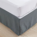 Axyaa Brushed Home Bed Skirt  Machine Washable Decorative Wrap Around Hotel Quality