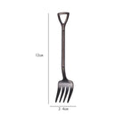 Axyaa Stainless Coffee Spoon Set of 6 – Colorful Tea Stirring Scoops & Fruit Dessert Tableware