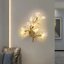 Axyaa Ginkgo Leaf Wall Lamp: Luxury Acrylic Nordic Light for Living Room, Bedroom, Hallway