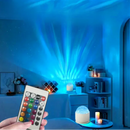 Axyaa Aurora Starry Sky Water Ripple Projector Night Light - Bedroom Living Room Decor