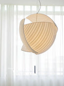Axyaa Wabi Sabi Fabric Designer Pendant Lights for Living Dining Room Chandeliers