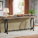 Axyaa Farmhouse Entryway Console Table: 70.87-Inch Narrow Sofa Table for Entry Behind Couch