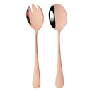 Axyaa Stainless Steel Salad Spoon Fork Set Unique Flatware Cutlery Dining Utensils