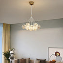 Axyaa Glass Ball Gypsophila Chandelier: Modern Luxury Lighting for Home, Living, Dining & Bedroom