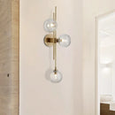 Axyaa Modern Glass Ball Wall Lamp for Living Room and Bedroom