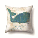 Axyaa Animal Print Polyester Throw Pillow Cover 45x45CM