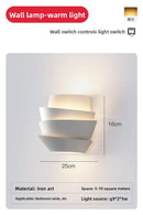 Axyaa Modern Nordic Pinecone LED Wall Lamp for Bedroom & Living Room