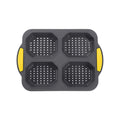 Silicone Bread Baking Plate by Axyaa: High Temp Resistant Hamburger Mold
