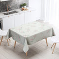 Axyaa Floral Tablecloth: Anti-Stain Waterproof Home Decoration for Kitchen, Fireplace, Countertop