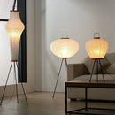 Noguchi Isamu Style Rice Paper Floor Lamp for Chic Home Decor by Axyaa