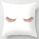 Axyaa Geometric Ginkgo Leaf Print Pillow Cover for Stylish Home & Office Decor