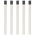 Axyaa Alloy Chopsticks Set for Tomatoes on Sticks, Anti-Slip Sushi, Holiday Parties