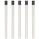 Axyaa Alloy Chopsticks Set for Tomatoes on Sticks, Anti-Slip Sushi, Holiday Parties