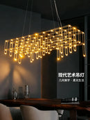 Axyaa Firefly LED Chandelier for Dining Room and Bar Counter