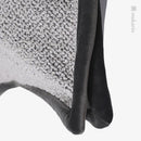 Axyaa Minimalist Gray & White Stitched Square Pillow for Living Room, Bedroom, Hotel