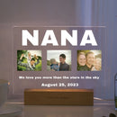 3D Acrylic Photo Lamp: Personalized LED Night Light by Axyaa for MOM DAD Family & Friends