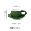 Axyaa Nordic Blue Mug Set for Couples: High Value Ceramic Coffee Cups & Saucers